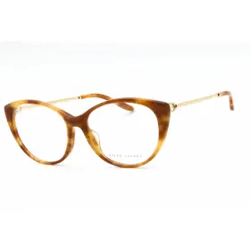 0rl6239u Ralph Lauren Womens Eyeglasses Light Havana Plastic Cat Eye Frame 6113
