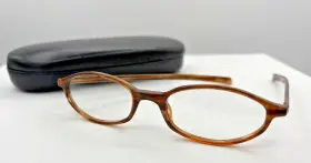 1384 Ralph Lauren Vintage Eyeglass Frames Only 135 Color 1h3 Case Italy Made Y2k