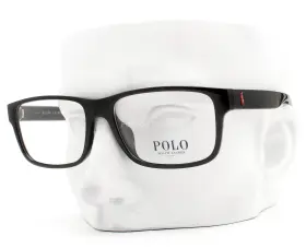 2237u Ralph Lauren Eyeglasses Glasses Ph 5523 Polished Black 55mm With Case