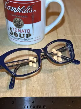 5217 Ralph Lauren 6056 Blue Rl 5279 140 Authentic Eyeglasses Euc Frames Only