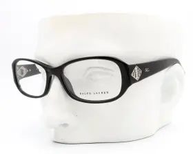 6095b Ralph Lauren Rl 5001 Eyeglasses Glasses Polished Black With Crystals 54mm