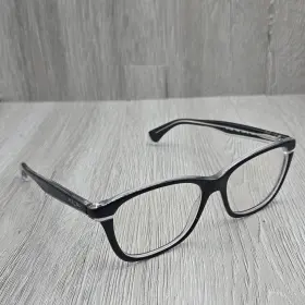 7090-601 Ralph Lauren Womens Eyeglasses 53-16-140mm Clear Crystal Black Great Cond