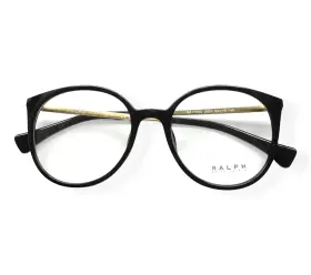 Rl7145u Ralph Lauren 7145u Eyeglasses Glasses Shiny Black Gold53mm No Case Display
