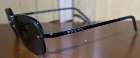 52-18-135 Ralph Lauren 973/s Green Half Rim Rectangular Sunglasses P4z