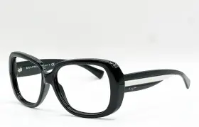 Ra5166 Ralph Lauren New 808/11 Black/white Authentic Eyeglasses 57-15