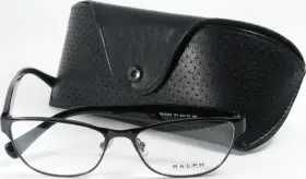 52-15-135 Ralph Lauren Ra6043 131 Black Metal Eyeglasses Glasses Frame New