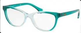 Ra7102 Ralph Lauren Turquoise Ombr Eyeglasses Frames Only Women S Butterfly