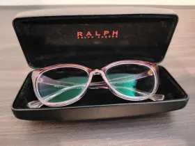 Ra7135 Ralph Lauren Cat Eye Pink Ombre Eyeglass Frame With Case
