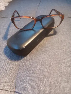 Ra7146 Ralph Lauren 90s Y2k Women S Tortoise Shell Eyeglass Frames Only With Case