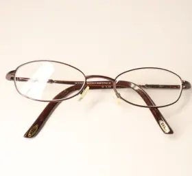 47-18-130 Ralph Lauren Rl1402 Rl 1402 Fz7 Eyeglasses Brown Oval Full Rim Frames Only