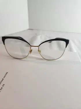 16-140 Ralph Lauren Rl5099 Black And Gold Eyeglasses 9003 55 Frame Only