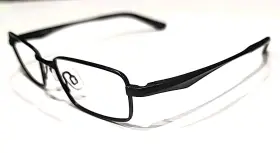 Mu02b99-g Randolph Engineering Muga Black Rectangle Eyeglasses 50-17 135 Japan New