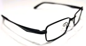 Mu02w99-g Randolph Engineering Muga Black Rectangle Eyeglasses 50-17 140 Japan New