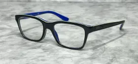 48-16-130 Ray-ban 053672225297 Kids Eyeglasses Rb 1536 3600 Gray Blue Junior