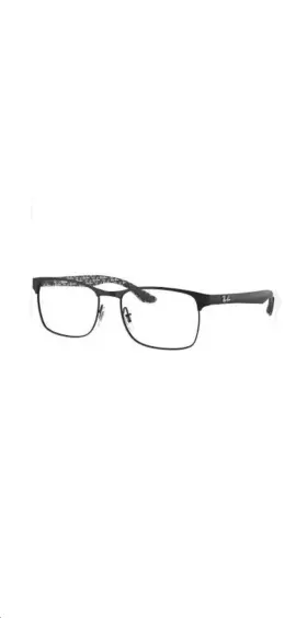 Rx8416 Ray-ban 053672667622 2620 Matte Gunmetal Square 55 Mm Unisex Eyeglasses