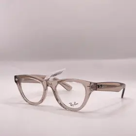 Rb5510 Ray-ban 056262489215 Phantos Thick Full Rim Eyeglasses Transparent Brown Pre-owned
