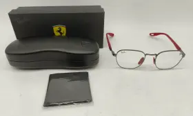 0rx6484m-5508 Ray-ban Rx6484m Scuderia Ferrari Eyeglass Frames - Square Gunmetal 49mm