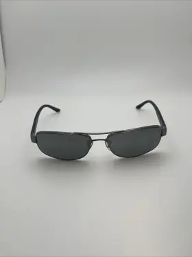 3273 Ray-ban Rb 004/58 Aviator Black Silver Sunglasses 57-17 Frames Only