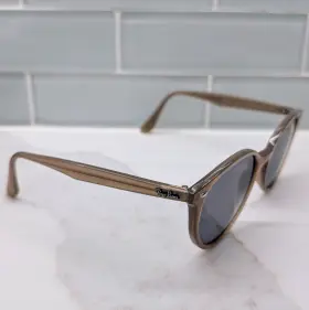 6166 Ray-ban 4305 Frames Only Rb Made In Italy 6166/13 53 19 145 3n Brown / Tan