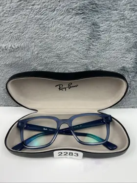 4323-v Ray-ban Rb 4323 V 5941 Blue Rectangle Eyeglasses Frames Only 51-20 150 Designer