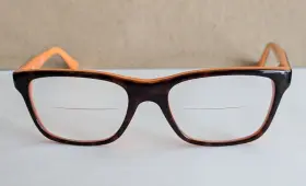 Ray-ban 46-16-125 Junior Frames Brown And Orange 1536 3661
