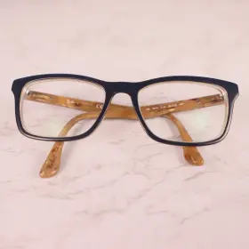 5279 Ray-ban 5131 Rb Blue Brown Eyeglasses Frame Rx 55-18-145mm