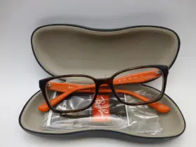 5330-d Ray-ban Beautiful Prescripton Frame Tortoise 5500 Pre-owned Vg