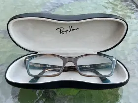 50-19-135 Ray-ban 5490 T Rb 5150 Brown Blue Gradient Rectangle Eyeglasses Case