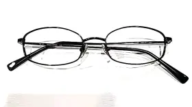 6105-2509 Ray-ban Rb6105 2509 Small Black Metal Rectangle Eyeglasses Frame 48-17 140