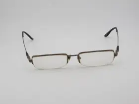 52-17-140 Ray-ban 6156 Rb6156 2511 Eyeglasses Frames Only Half Rimless Dark Brown