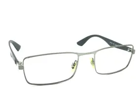 2620 Ray-ban 6332 Rb Black Gunmetal Rectangular Eyeglasses Frames 53-18 140