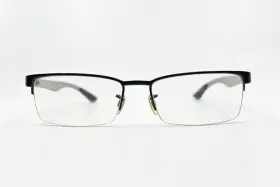 16029 Ray-ban 8412 Eyeglasses Rb 2503 Black Carbon Fiber Half Rim 54-17 145
