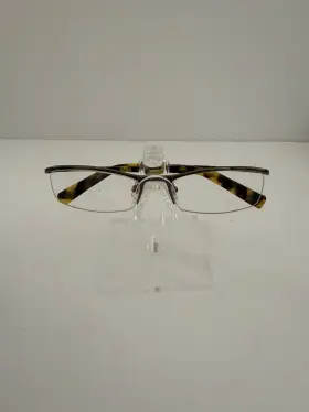 53-17-135 Ray-ban 8586 Eyeglasses Frames Only Rb 1000 Half Rim Preowned