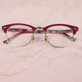 5652 Ray-ban 880816706118 Rb 5154 Clubmaster Purple Authentic Eyeglasses Rx 49-21-140mm