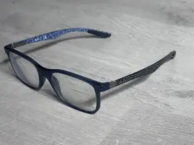 5262 Ray-ban 8901 Eyeglasses Rb Blue/exposed Carbon Fiber Rectangular 53 17 145