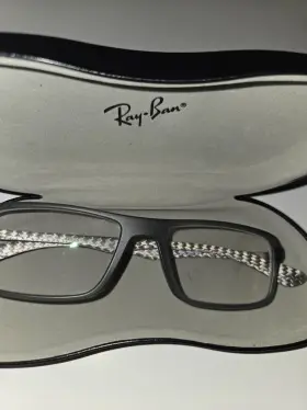8902-5481 Ray-ban Pre Owned Mens Rayban Prescription Glasses And Case Rb 52 17 145