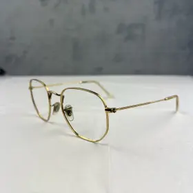51-21-145 Ray-ban 9196 Rb 3548 Hexagonal Gold Sunglasses Frames Only
