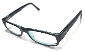 Rap5728aa Ray-ban Rc006 Black Green Rectangle Eyeglasses Frame 50-16 135