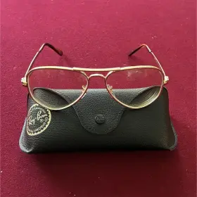 Rb-3625 Ray-ban Aviator Max Rb3625 Gold Metal Full Rim Eyeglasses 58-16 145 Unisex