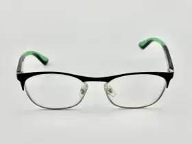 Ray-ban Rb1054 Ray-ban 4069 Kids Eyeglasses Frames Black Green Square 49-16-130