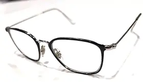 Rb1056 Ray-ban Jr 4080 Kids Blue Silver Metal Square Eyeglasses 46-17 130