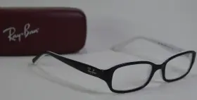 47-16-125 Ray-ban Rb1529 Kids Eyeglasses Frames 3579 Black White With Gatto Case