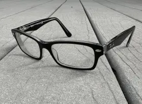 48-16-130 Ray-ban Rb1530 3529 Eyeglasses Black Clear Rectangle Kids Frames Only