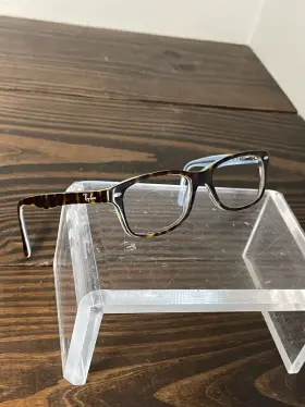 Rb1531-3701 Ray-ban Optics Kids Polished Havana Square Full Rim Eyeglasses Frame