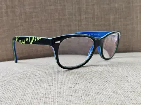Rb1544 Ray-ban Youth Kid Eyeglasses Frame Blue Tone 3600 48 16 130 Glasses Rb1544 Ray-ban Youth Kid Eyeglasses Frame Blue Tone 3600 48 16 130 Glasses