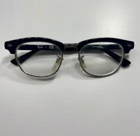45-16-125 Ray-ban Rb1548 Small Black Silver Rx 3542 Optical Junior Eyeglasses