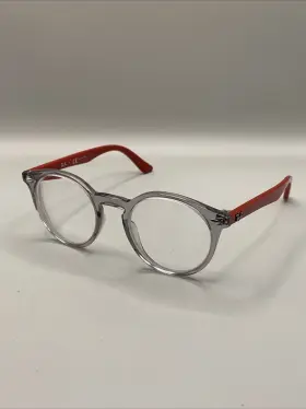 44-19-130 Ray-ban Rb1594 Kids Eyeglasses 3812 Clear Red Frames