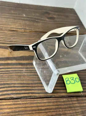 Rb2132-875 Ray-ban New Wayfarer Unisex Beige Black Full Rim Eyeglasses Frame