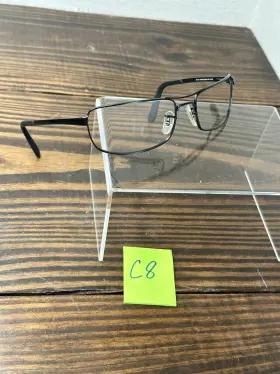 Rb3212-006 Ray-ban Ps Flight Senior Mens Black Full Rim Square Eyeglasses Frame