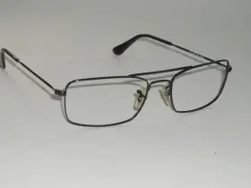 Rb3309 Ray-ban 55 18 Glossy Black Rectangular Eyeglass/sunglasses Frames Only